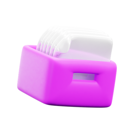 File Rack  3D Icon