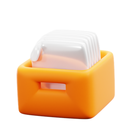 File Rack  3D Icon