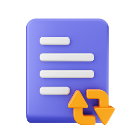 File Restore  3D Icon