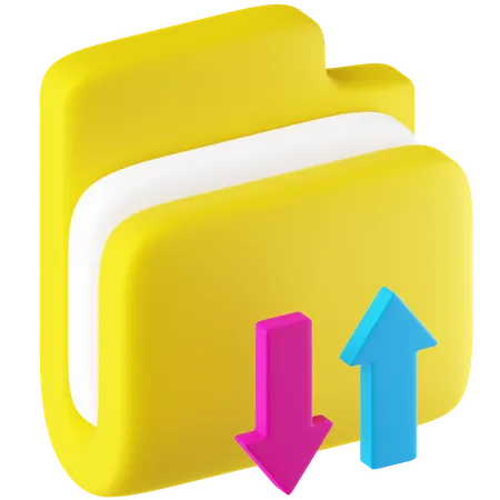 File Sharing  3D Icon