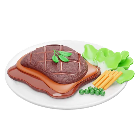 Filete de ternera  3D Icon