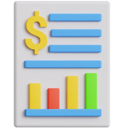 Finança  3D Icon