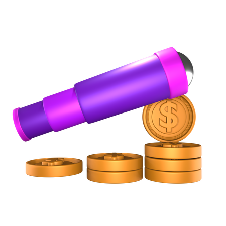 Previsão financeira  3D Icon