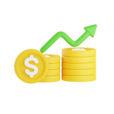 Finance Profit  3D Illustration