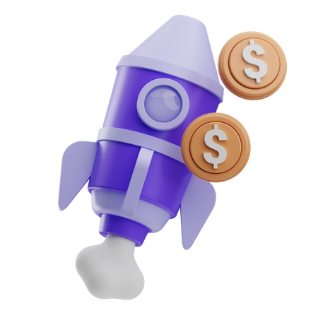 Finance Startup  3D Icon