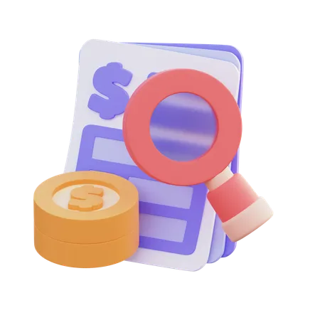 Financial Analysis  3D Icon