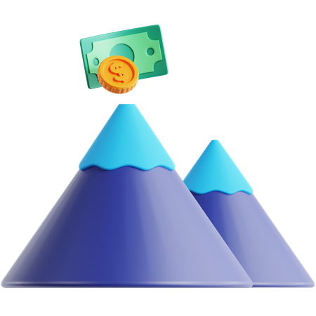 FInancial Goals  3D Icon