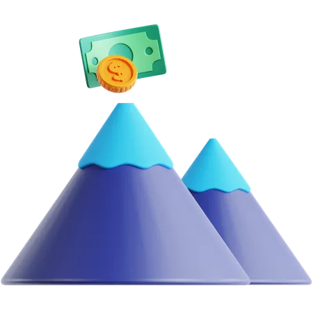 FInancial Goals  3D Icon