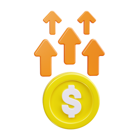 Financial Growth  3D Icon