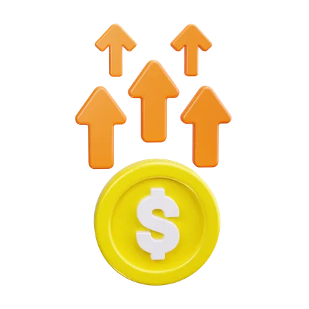 Financial Growth  3D Icon