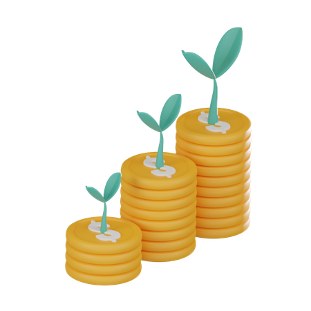 Financial Profit  3D Icon