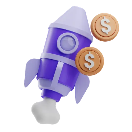 Finanz-Startup  3D Icon