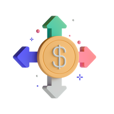 Finanzas alternativas  3D Illustration