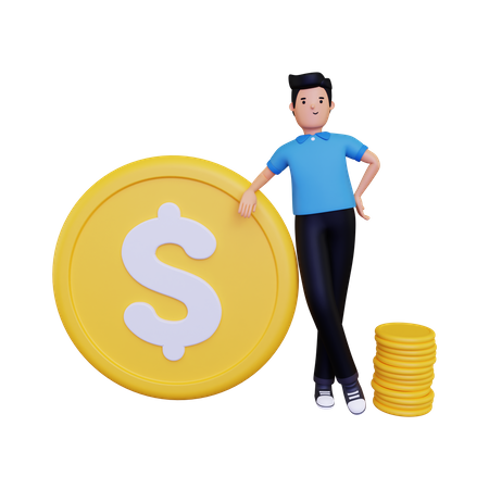 Financiación de las empresas  3D Illustration