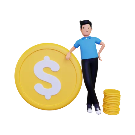 Financiación de las empresas  3D Illustration