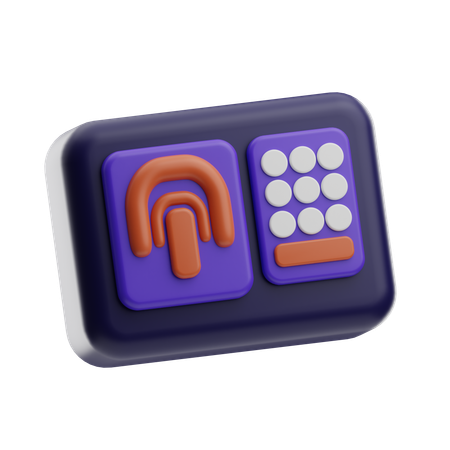 Fingerabdruck  3D Icon