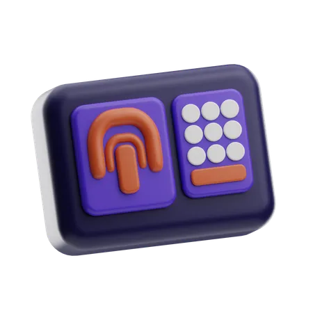 Fingerabdruck  3D Icon