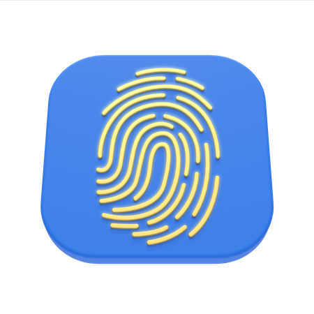 Fingerprint  3D Icon