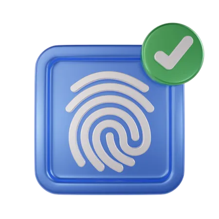 Fingerprint Access  3D Icon