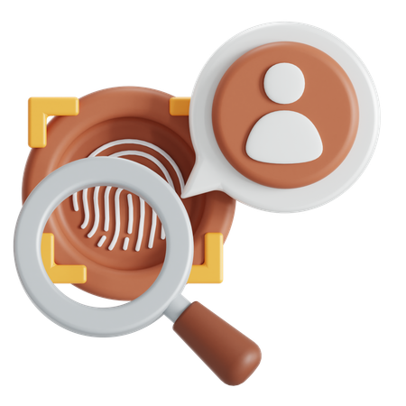 Fingerprint Investigation  3D Icon