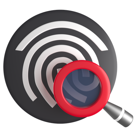 Fingerprint Investigation  3D Icon