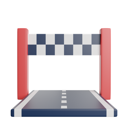 Finish Line  3D Icon