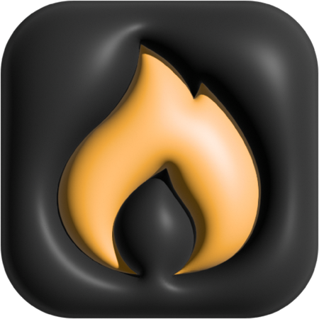 Fire  3D Icon