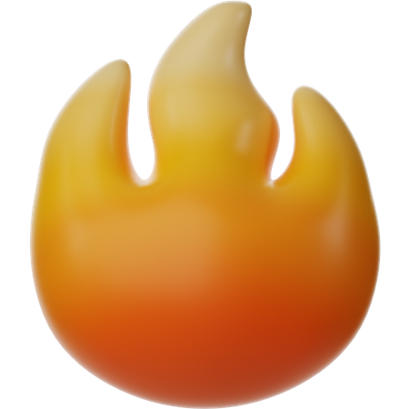 Fire  3D Icon