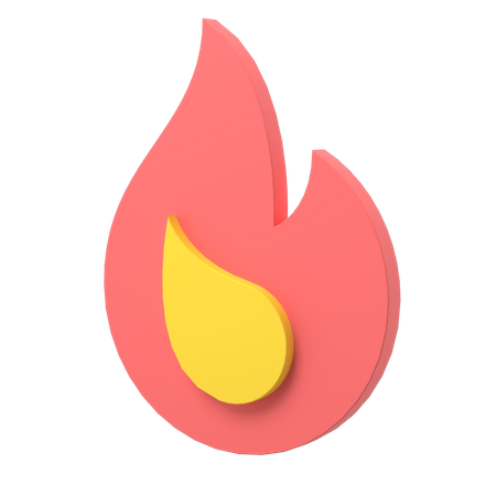 Fire  3D Illustration