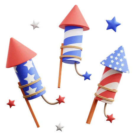 Firecrackers  3D Icon