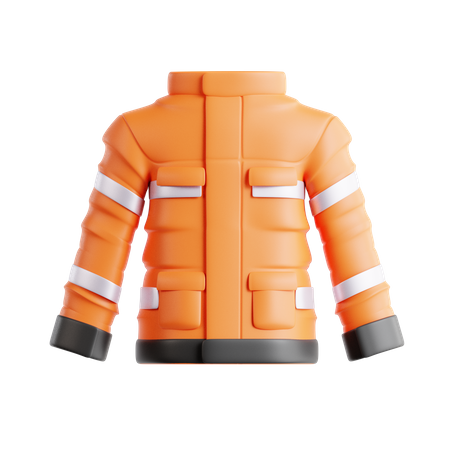 Firefighter Jacket  3D Icon