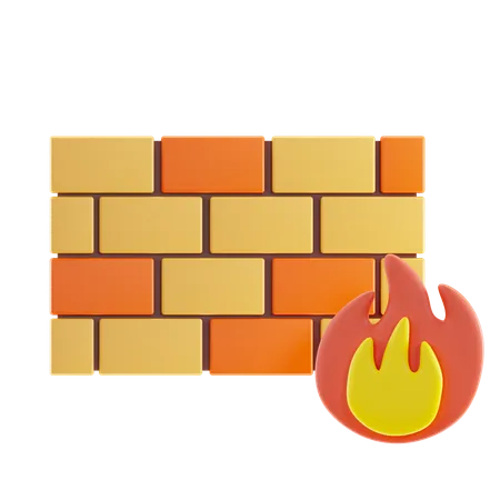 Firewall  3D Icon