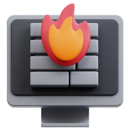 Firewall  3D Icon