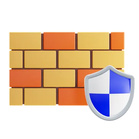 Firewallschutz  3D Icon