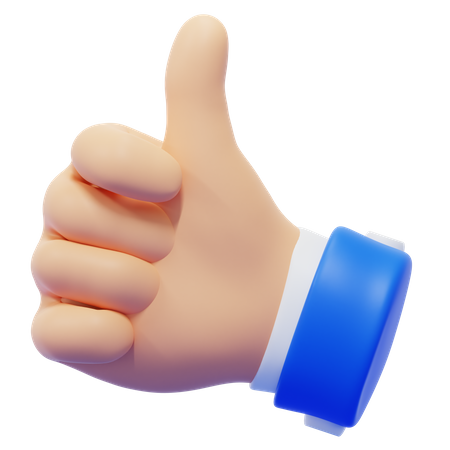 First Hand Gesture  3D Icon