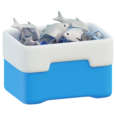 Fish Box  3D Icon