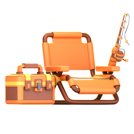 Fishing Equipment  3D Icon