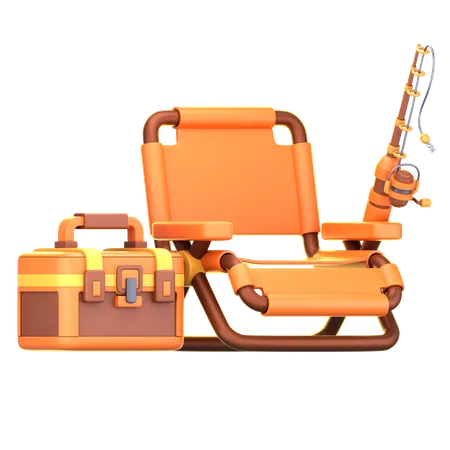 Fishing Equipment  3D Icon