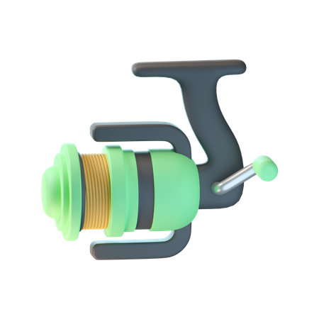 Fishing Reel  3D Icon