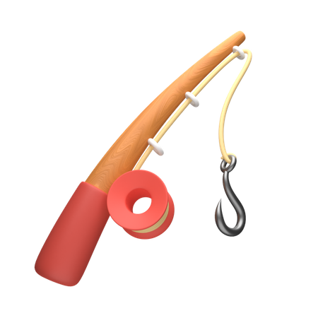 Fishing Rod  3D Icon