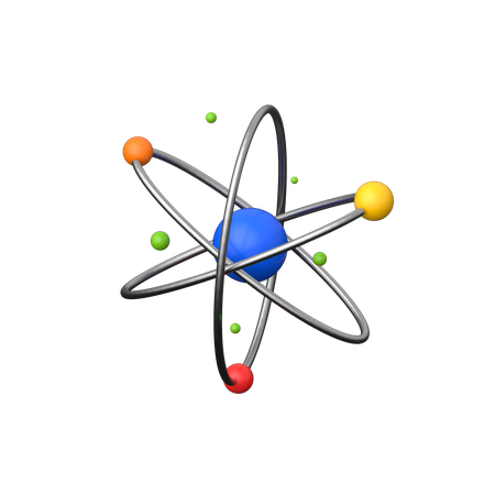 Física molecular  3D Icon