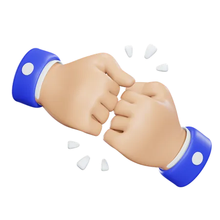 Fist Bump  3D Icon