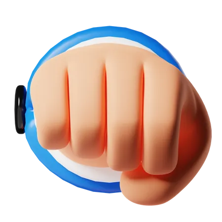 Fist Hand Gesture  3D Icon