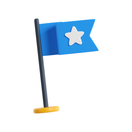 Flag  3D Icon