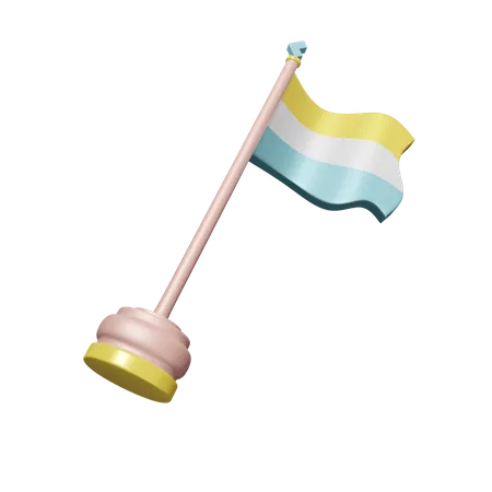 Flag  3D Icon