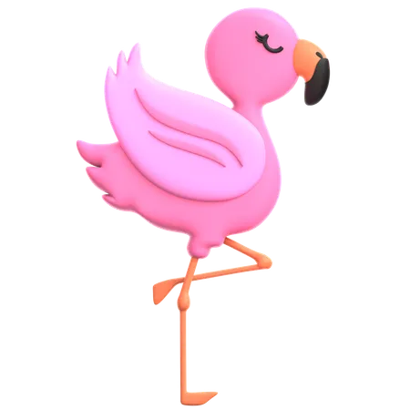 Flamingo  3D Icon