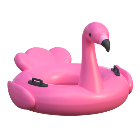 Flamingo Swim Ring  3D Icon