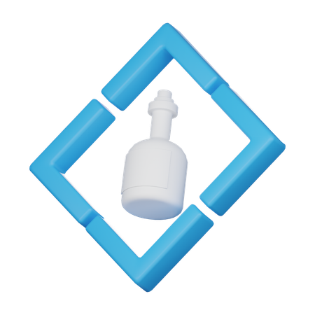 Flasche  3D Icon