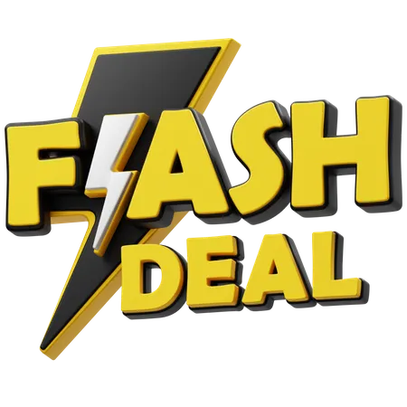 Flash Deal  3D Icon