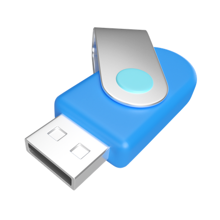 Flash Drive  3D Icon